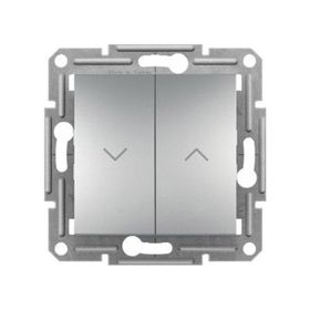 Schneider EPH1300161 Asfora Plus Çerçevesiz Vidasız Alüminyum Jaluzi Kumanda Liht Butonu