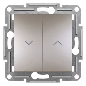 Schneider EPH1300169 Asfora Bronz Jaluzi Liht Anahtarı