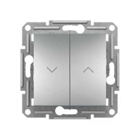 Schneider EPH1300561 Asfora Çerçevesiz Vidasız Alüminyum Jaluzi Anahtarı