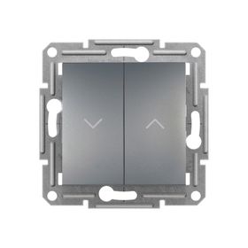 Schneider EPH1300562 Asfora Yaylı Çelik DIY Stor Anahtar