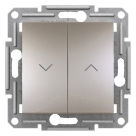 Schneider EPH1300569 Asfora Bronz Jaluzi Anahtarı