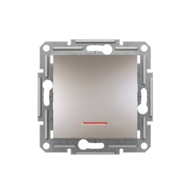 Schneider EPH1500169 Asfora Plus Vidasız Çerçevesiz Işıklı Bronz Vavien