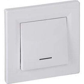 Schneider EPH1600121 Asfora Beyaz Işıklı Yaylı Lıght Butonu