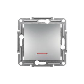 Schneider EPH1600161 Asfora Plus Alüminyum Çerçevesiz Vidasız Işıklı Liht Buton