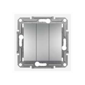 Schneider EPH2100161 Asfora Plus Alüminyum Üçlü Anahtar