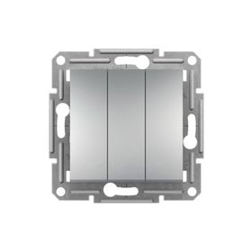 Schneider EPH2100161 Asfora Plus Alüminyum Üçlü Anahtar