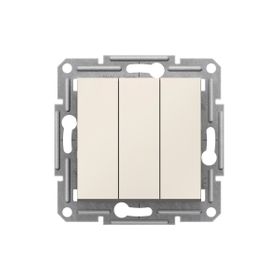 Schneider EPH2170123 Asfora Krem Üçlü Anahtar