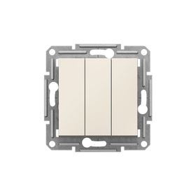 Schneider EPH2170123 Asfora Krem Üçlü Anahtar
