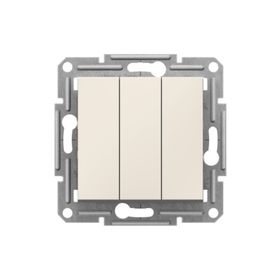 Schneider EPH2170123 Asfora Krem Üçlü Anahtar
