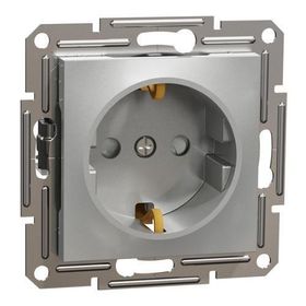 Schneider EPH2900261 Alüminyum Çerçevesiz Vidalı Çocuk Korumalı Topraklı Priz