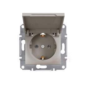 Schneider EPH3100169 Electric Asfora Bronz Kapaklı Çerçevesiz Priz