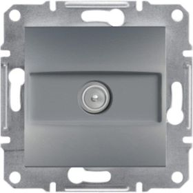 Schneider EPH3200361 Asfora Tekli 8dB Alüminyum Geçişli TV Prizi