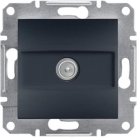 Schneider EPH3200361 Asfora Tekli 8dB Alüminyum Geçişli TV Prizi