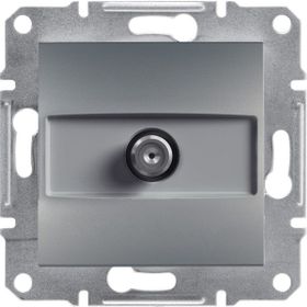 Schneider EPH3700162 Asfora Çelik 1dB Sonlu SAT Prizi