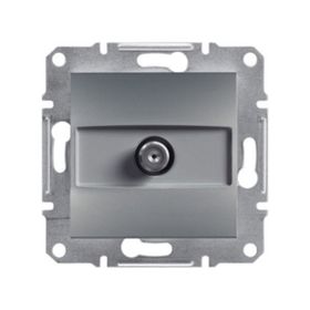 Schneider EPH3700162 Asfora Çelik 1dB Sonlu SAT Prizi