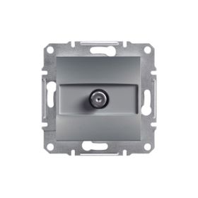 Schneider EPH3700162 Asfora Çelik 1dB Sonlu SAT Prizi