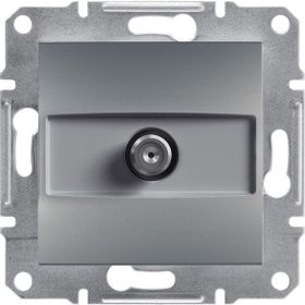 Schneider EPH3700162 Asfora Çelik 1dB Sonlu SAT Prizi