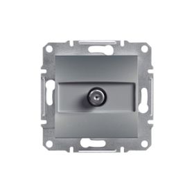 Schneider EPH3700162 Asfora Çelik 1dB Sonlu SAT Prizi