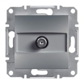 Schneider EPH3700162 Asfora Çelik 1dB Sonlu SAT Prizi