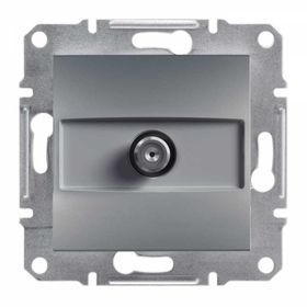 Schneider EPH3700162 Asfora Çelik 1dB Sonlu SAT Prizi