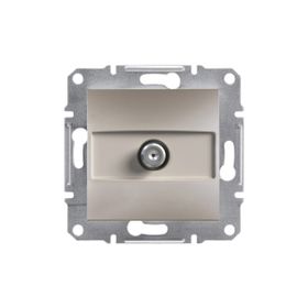 Schneider EPH3700169 Asfora Bronz 1dB Sonlu SAT Prizi