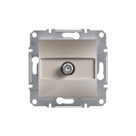 Schneider EPH3700169 Asfora Bronz 1dB Sonlu SAT Prizi