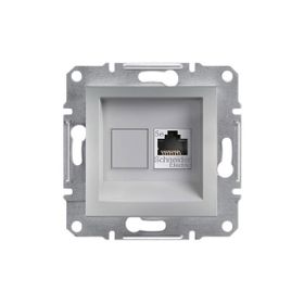 Schneider EPH4300161 Asfora Alüminyum Rj45 Tek Çıkışlı Telefon Prizi