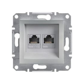 Schneider EPH4300161 Asfora Alüminyum Rj45 Tek Çıkışlı Telefon Prizi