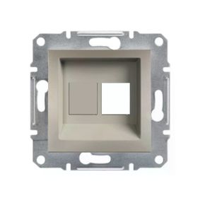 Schneider EPH4300169 Asfora Bronz Rj45 Tek Çıkışlı Telefon Prizi