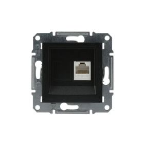 Schneider EPH4300171 Asfora Antrasit RJ45 CAT5E Utp Telefon Data Prizi
