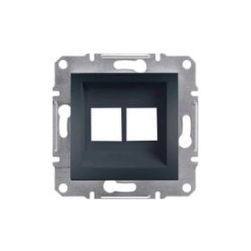 Schneider EPH4400171-02 Asfora 2'li Antrasit RJ45 Priz