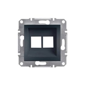 Schneider EPH4400171-02 Asfora 2'li Antrasit RJ45 Priz