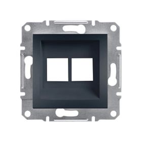 Schneider EPH4400171-02 Asfora 2'li Antrasit RJ45 Priz
