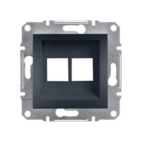 Schneider EPH4400171-02 Asfora 2'li Antrasit RJ45 Priz