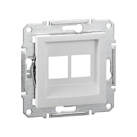 Schneider EPH4470521 Asfora Beyaz Çerçevesiz 2xRj45 Konnektörsüz Data Prizi