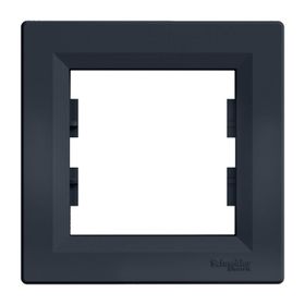 Schneider EPH5800171 Asfora Antrasit Tekli Yatay Çerçeve