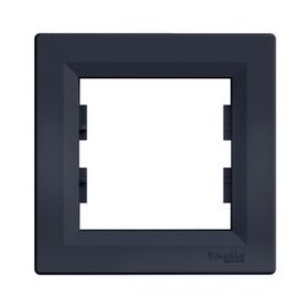 Schneider EPH5800171 Asfora Antrasit Tekli Yatay Çerçeve