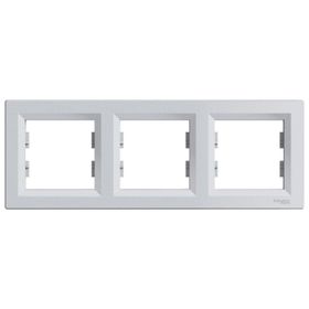 Schneider EPH5800361 Electric Asfora Alüminyum Üçlü Yatay Çerçeve