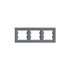 Schneider EPH5800362 Electric Asfora Çelik Üçlü Yatay Çerçeve