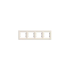 Schneider EPH5800423 Electric Asfora Krem Dörtlü Yatay Çerçeve