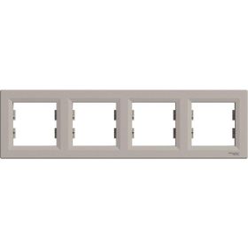 Schneider EPH5800469 Asfora Bronz 4'lü Yatay Çerçeve
