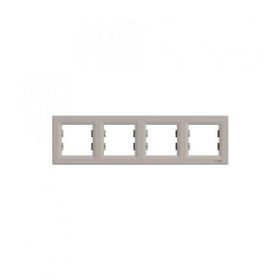 Schneider EPH5800469 Asfora Bronz 4'lü Yatay Çerçeve
