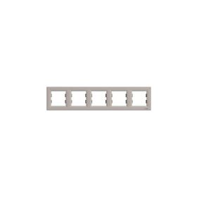 Schneider EPH5800569 Electric Asfora Bronz Beşli Yatay Çerçeve