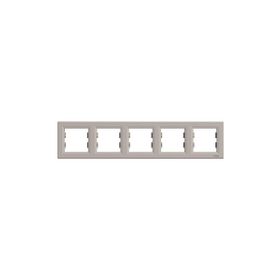 Schneider EPH5800569 Electric Asfora Bronz Beşli Yatay Çerçeve