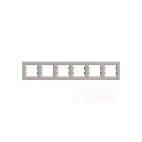 Schneider EPH5800569 Electric Asfora Bronz Beşli Yatay Çerçeve