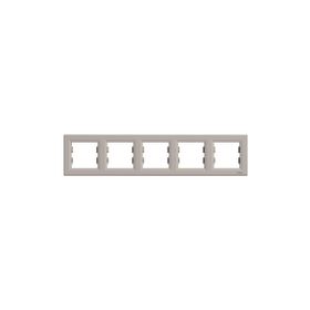 Schneider EPH5800569 Electric Asfora Bronz Beşli Yatay Çerçeve