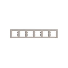 Schneider EPH5800669 Asfora Bronz Altılı Yatay Çerçeve