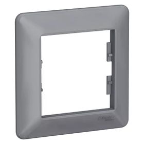 Schneider EPH5805162 Asfora EM PLUS Tekli Çelik Yatay Priz Çerçevesi