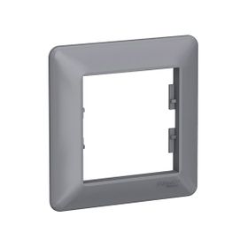 Schneider EPH5805162 Asfora EM PLUS Tekli Çelik Yatay Priz Çerçevesi