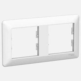 Schneider EPH5805221 Asfora EM 2'li Beyaz Yatay Çerçeve